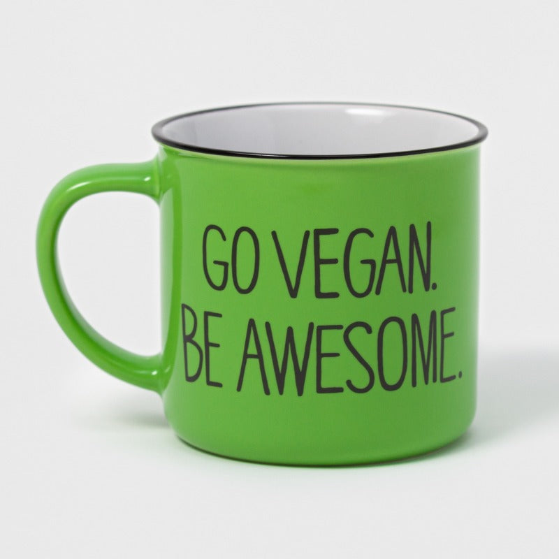 Mugg Go vegan (grön)