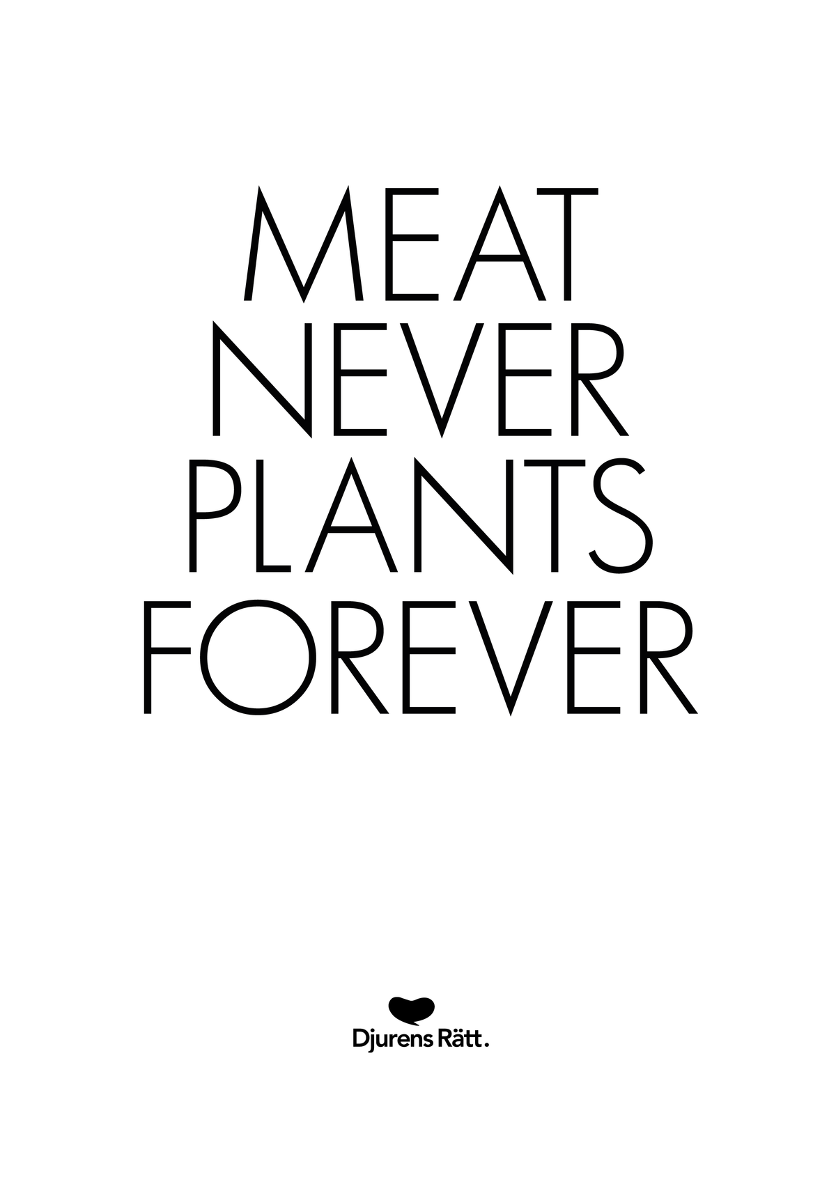 Poster Meat never plants forever