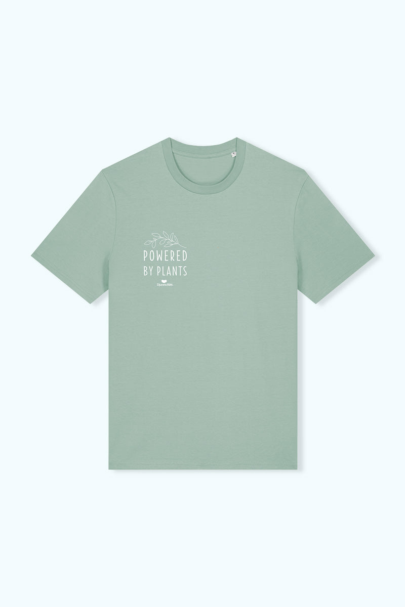 T-shirt Powered by plants grön