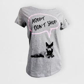 T-shirt Adopt don't shop