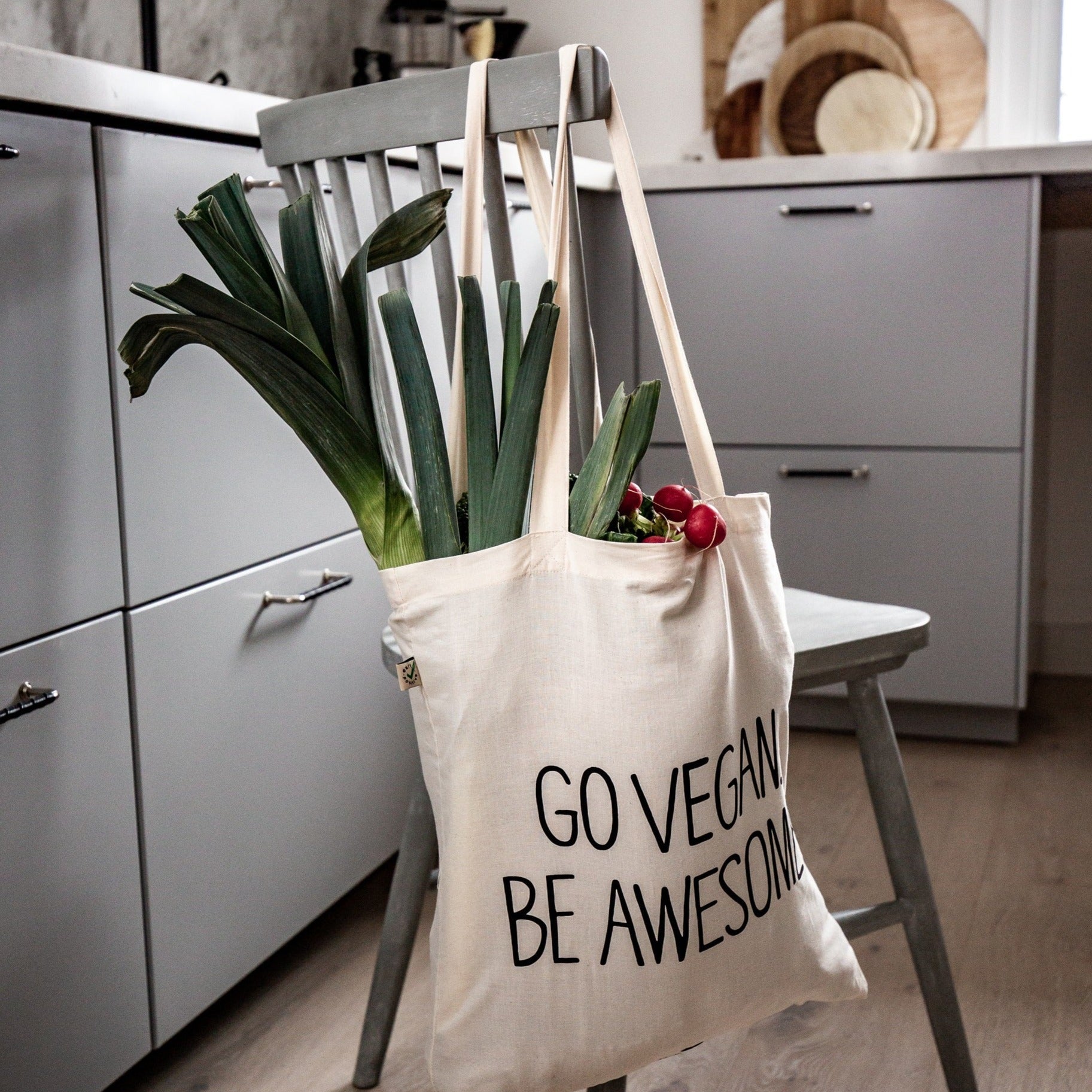 Tygkasse Go vegan